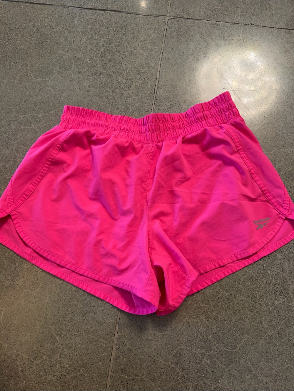Reebok Women's Bright Pink Athletic Shorts